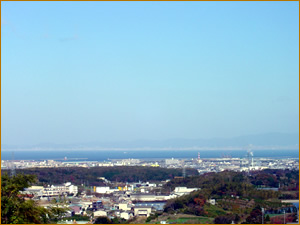 ���ォ��̌i�F�@���p����]�I